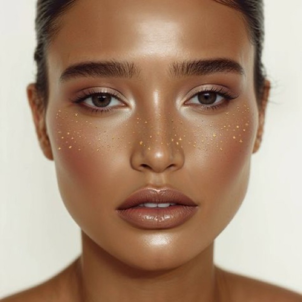 Fazit Gold Glitter Freckle Makeup Patches - Picture 1 of 11